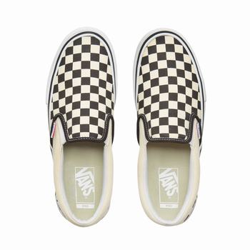 Damske Skate Obuv Vans Checkerboard Pro Čierne Biele VA42UMNOW